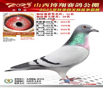 山西博翔加站赛16名