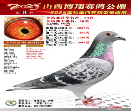 山西博翔加站赛29名