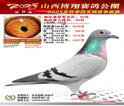 山西博翔加站赛38名