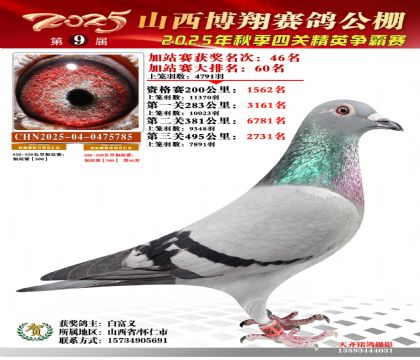 山西博翔加站赛46名