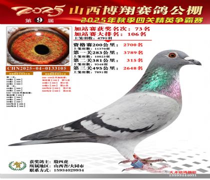 山西博翔加站赛73名