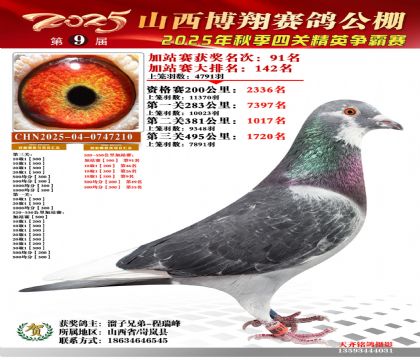 山西博翔加站赛91名