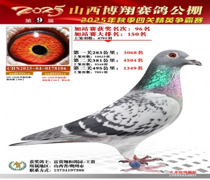 山西博翔加站赛96名