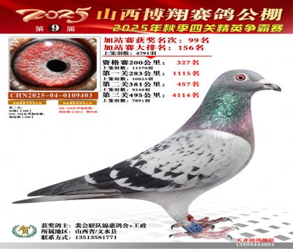 山西博翔加站赛99名