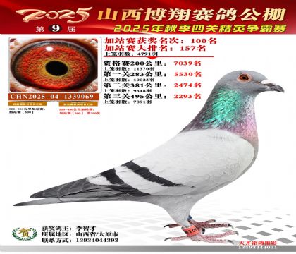 山西博翔加站赛100名