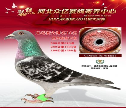 河北众亿赛鸽寄养中心加站赛14