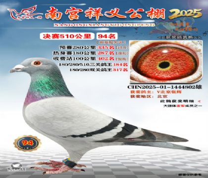 祥义公棚决赛94名