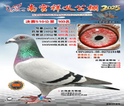 祥义公棚决赛103名