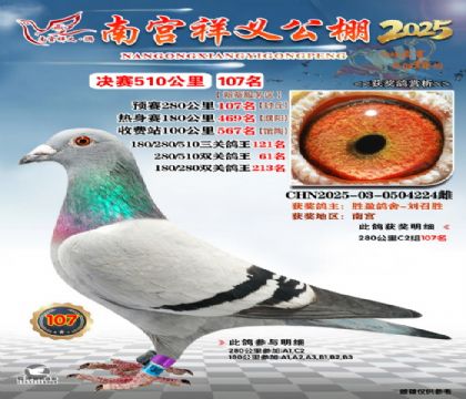 祥义公棚决赛107名