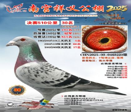 祥义公棚决赛30名