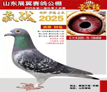 山东展翼决赛98名