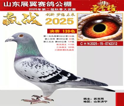 山东展翼决赛139名