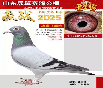 山东展翼决赛145名