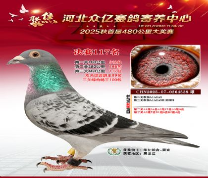 河北众亿赛鸽寄养中心117名