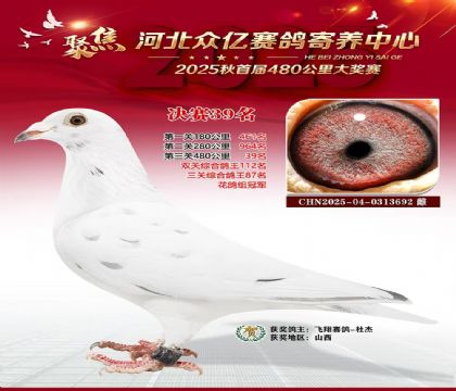 河北众亿赛鸽寄养中心39名