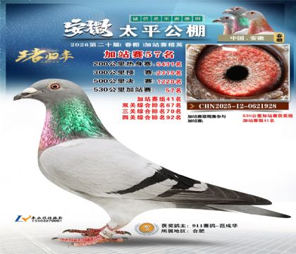 安徽太平加站赛57名