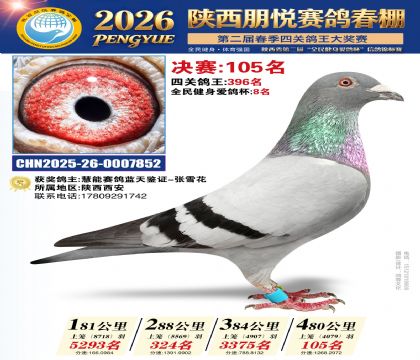 陕西朋悦决赛105名