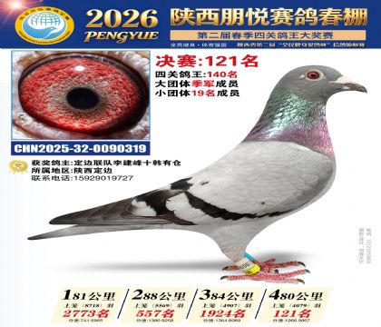 陕西朋悦决赛121名