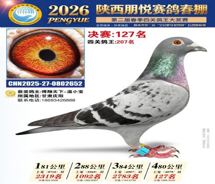 陕西朋悦决赛127名