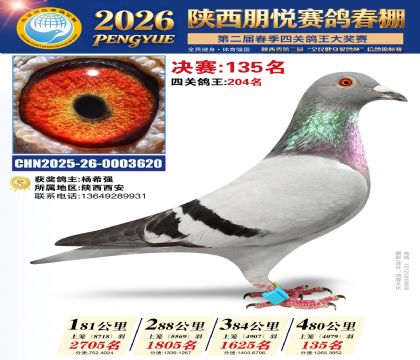 陕西朋悦决赛135名