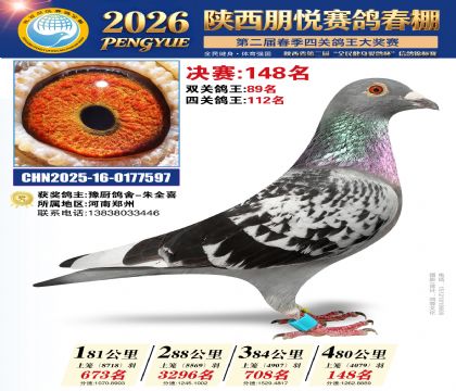 陕西朋悦决赛148名
