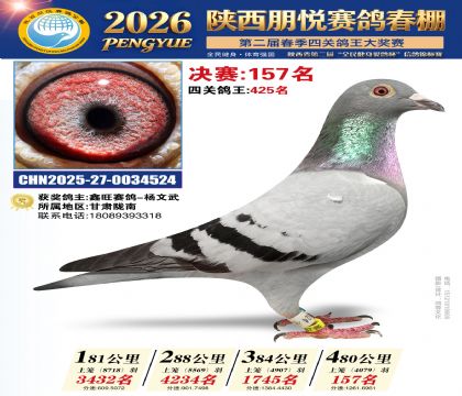 陕西朋悦决赛157名