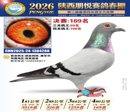 陕西朋悦决赛169名