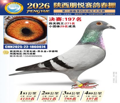 陕西朋悦决赛197名